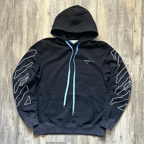 Off-White FW19 Abstract Arrow Pullover Hoodie Size XS - Picture 1 of 9